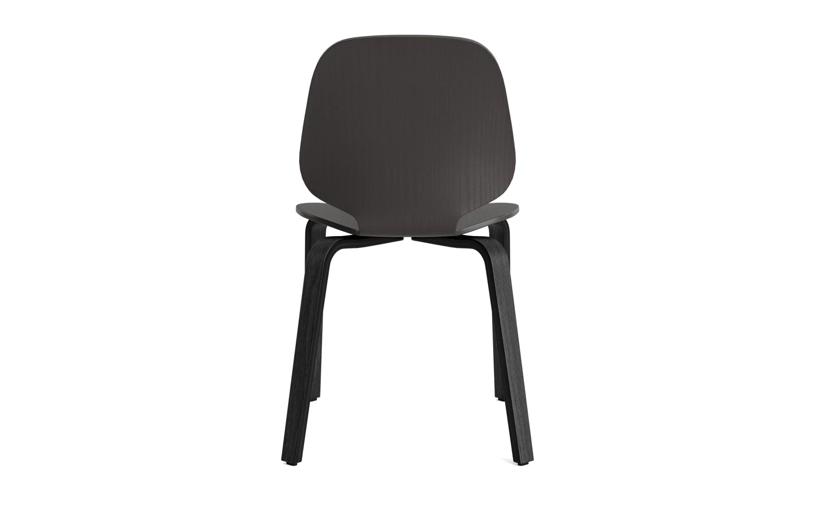 My Chair Schwarz von Normann Copenhagen: Ein stilvoller, stapelbarer Stuhl, der modernes dänisches Design und Komfort vereint.