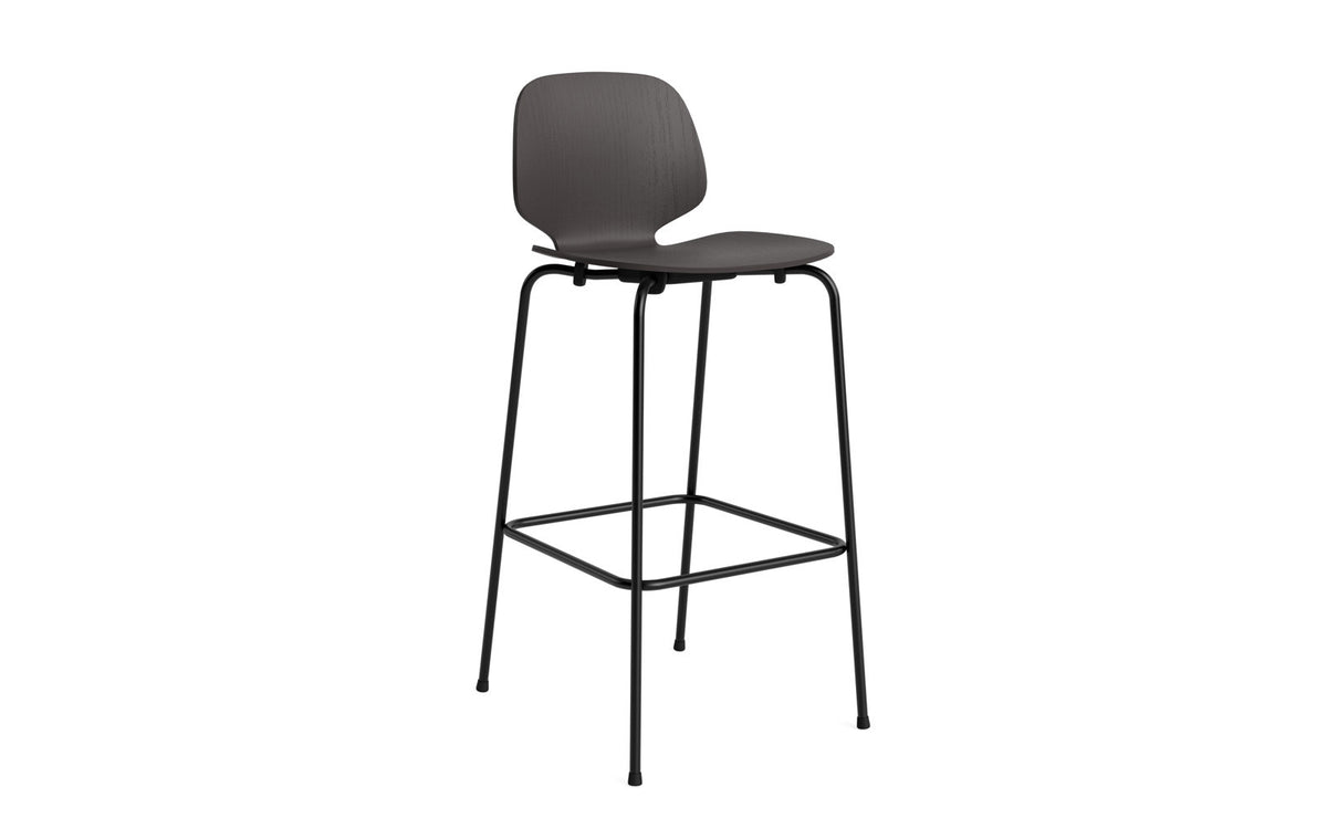My Chair Barhocker 75 cm in Black präsentiert im Onlineshop von KAQTU Design AG. Barstuhl ist von Normann Copenhagen