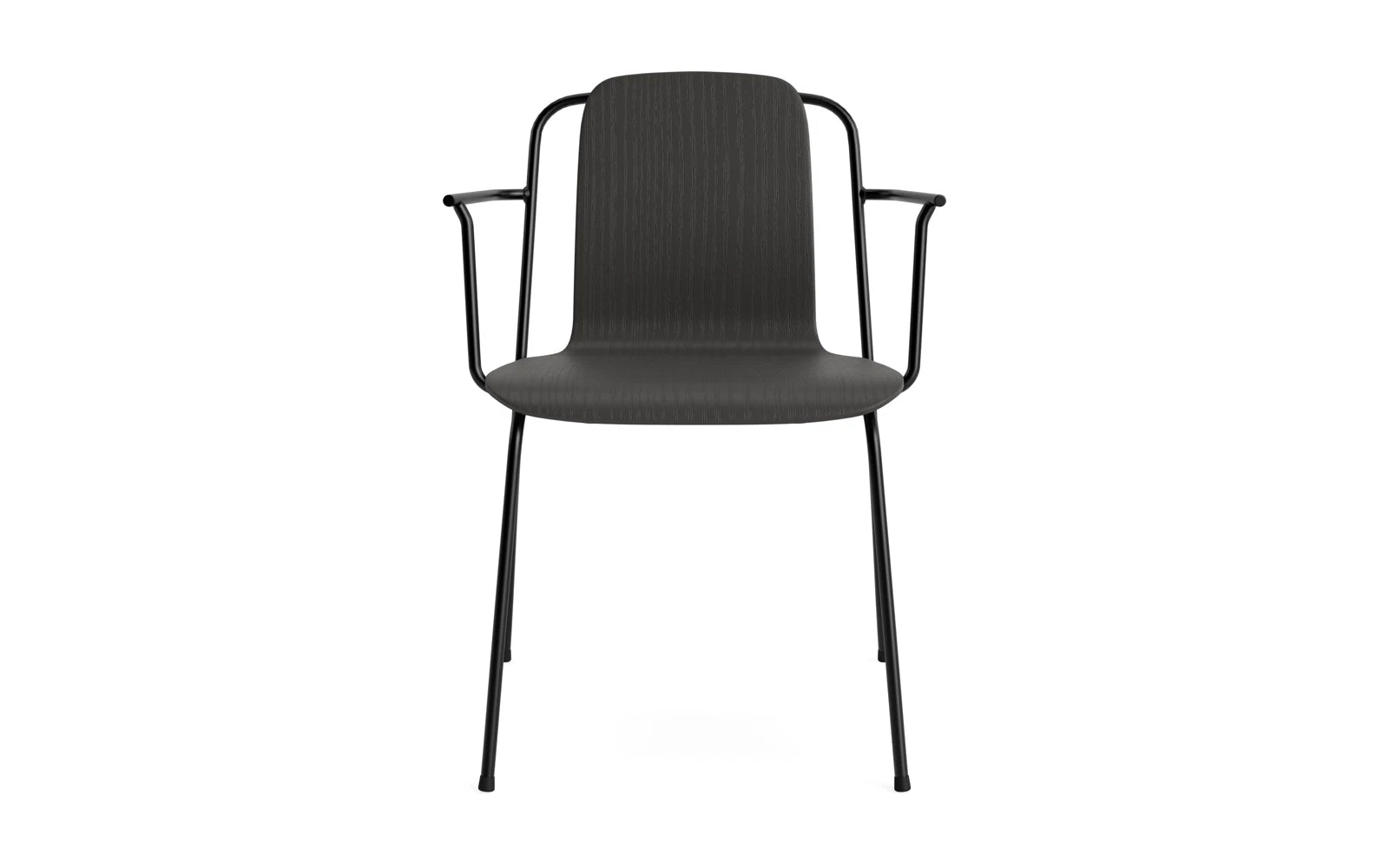 Eleganter Armlehnstuhl von Normann Copenhagen, der modernes Design mit hervorragendem Sitzkomfort vereint.