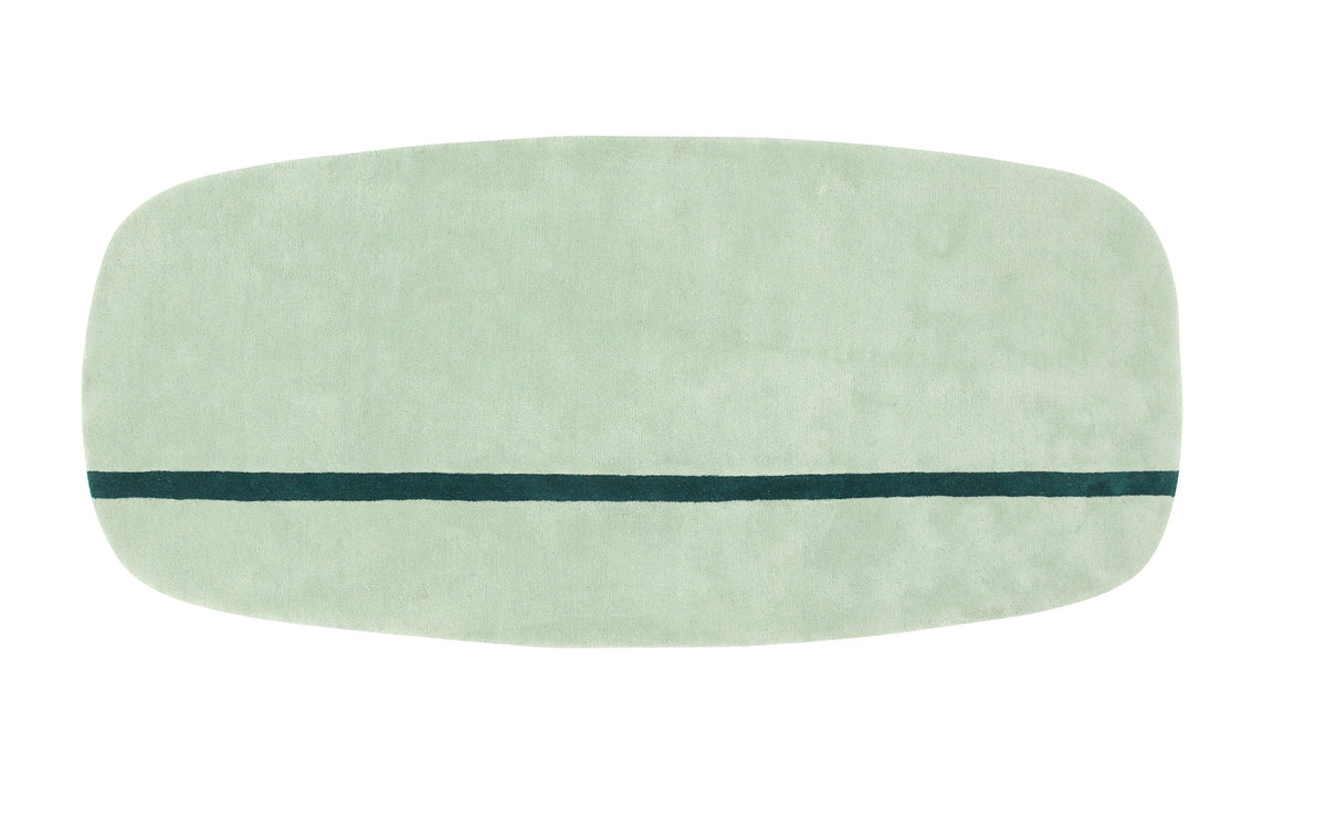 Oona Teppich in Mintgrün präsentiert im Onlineshop von KAQTU Design AG. Teppich ist von Normann Copenhagen