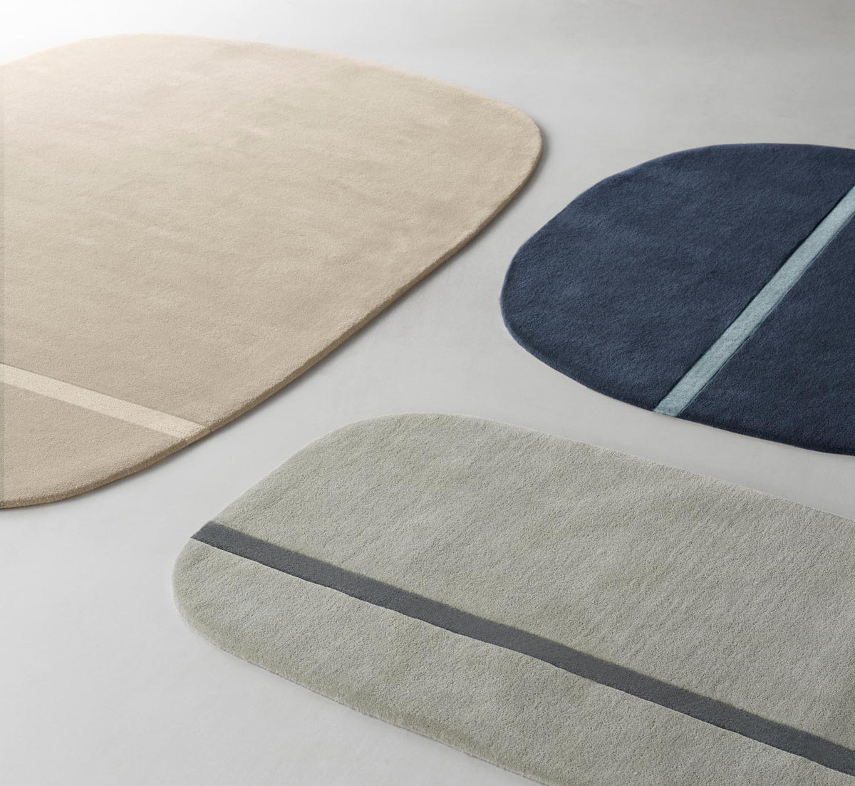 Oona Teppich in Sand präsentiert im Onlineshop von KAQTU Design AG. Teppich ist von Normann Copenhagen