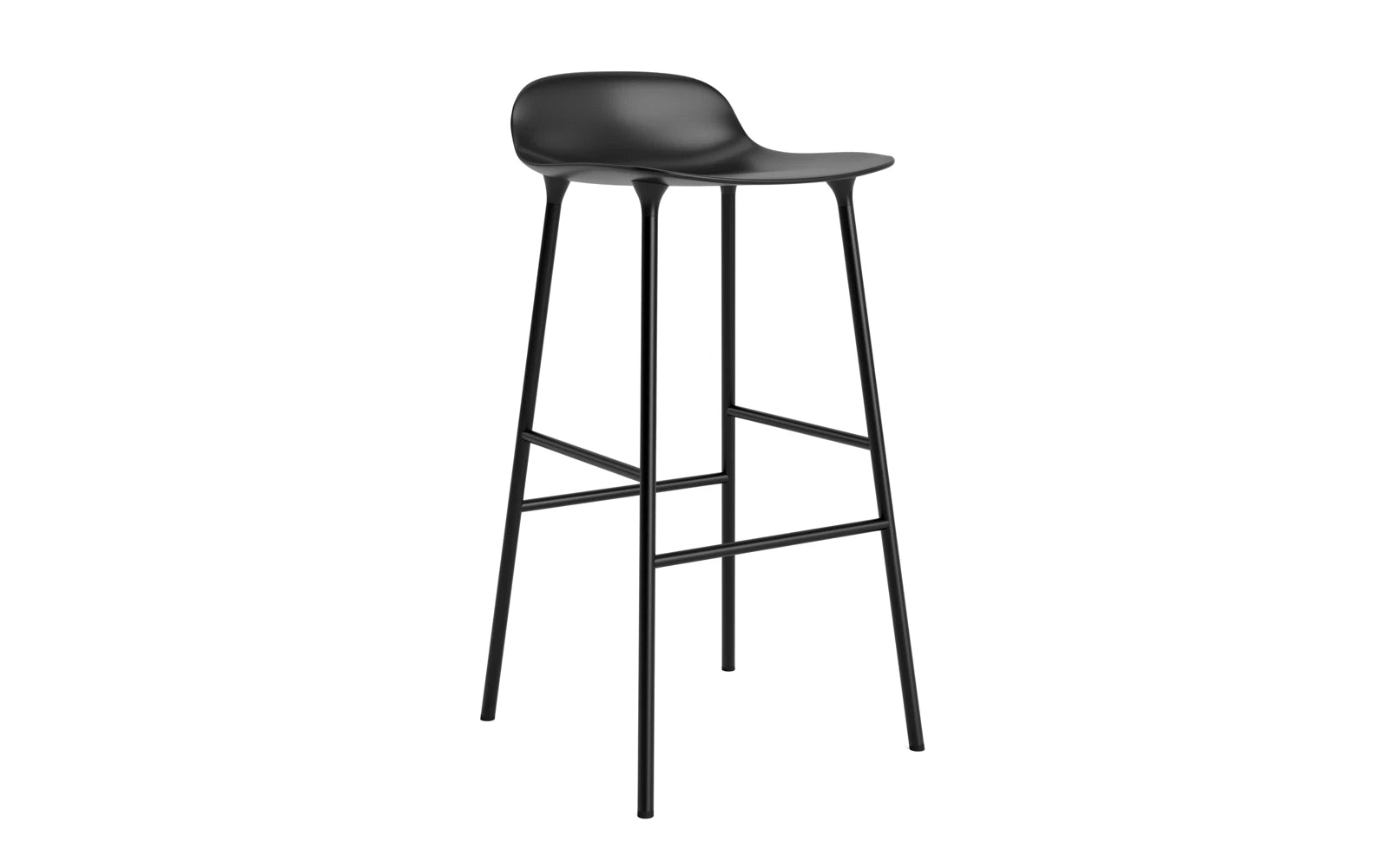 Eleganter Form Barhocker von Normann Copenhagen, perfekt für moderne Wohnräume, vereint Komfort und ästhetisches Design.