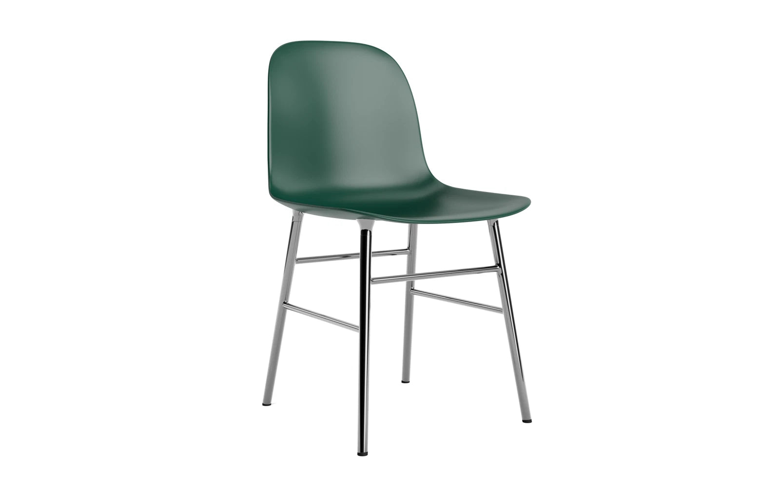 Form Stuhl in Grün präsentiert im Onlineshop von KAQTU Design AG. Stuhl ist von Normann Copenhagen