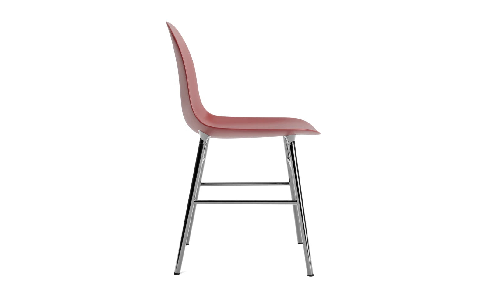 Form Stuhl in Rot präsentiert im Onlineshop von KAQTU Design AG. Stuhl ist von Normann Copenhagen