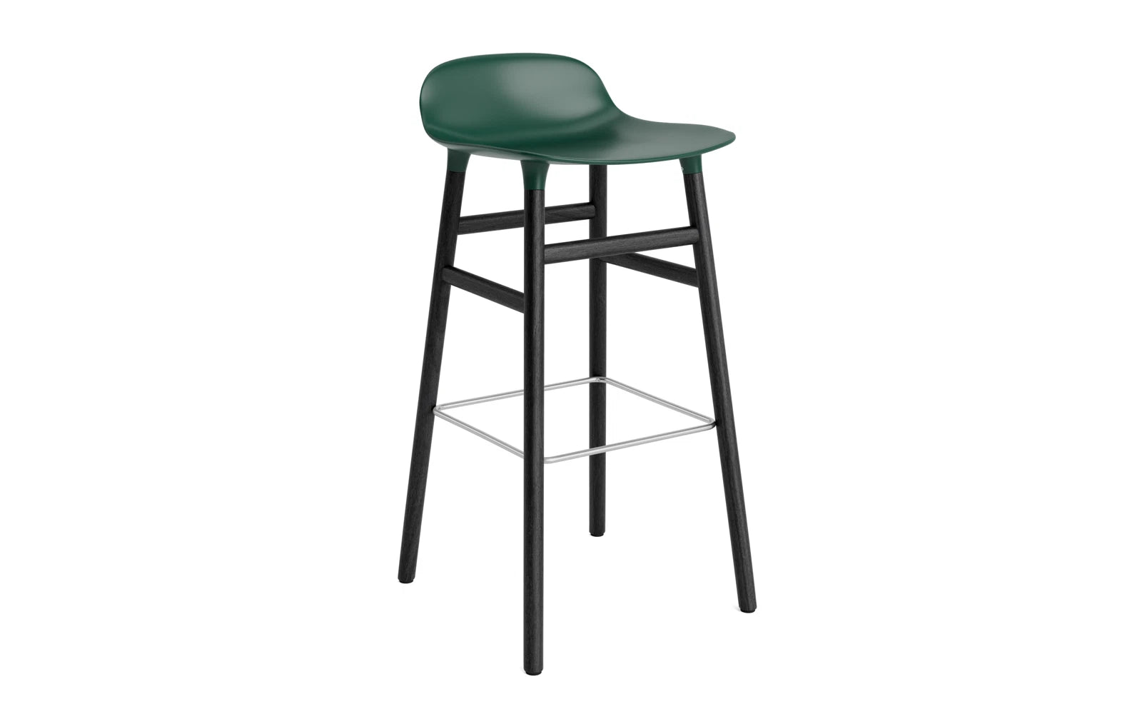 Eleganter Form Barhocker von Normann Copenhagen, perfekt für moderne Wohnräume, vereint Komfort und zeitloses Design.