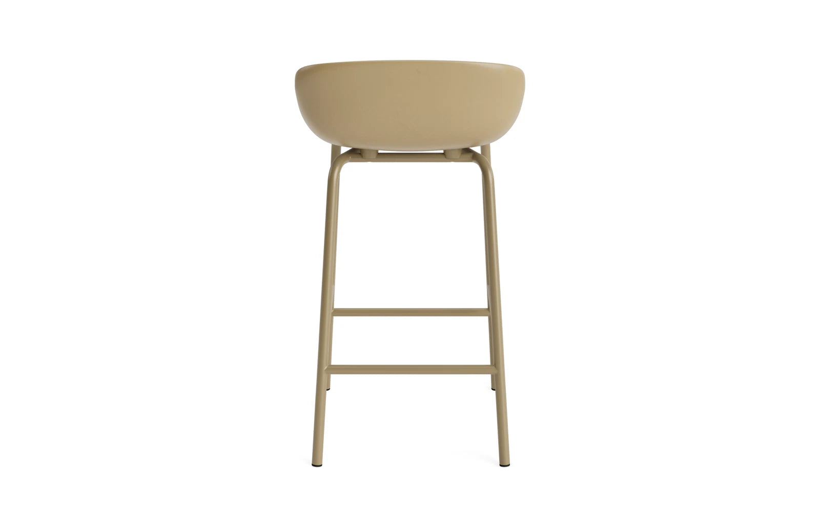 Entdecken Sie den Hyg Barhocker von Normann Copenhagen: Stilvolles skandinavisches Design in Grau, ideal für gemütliche Wohnräume.