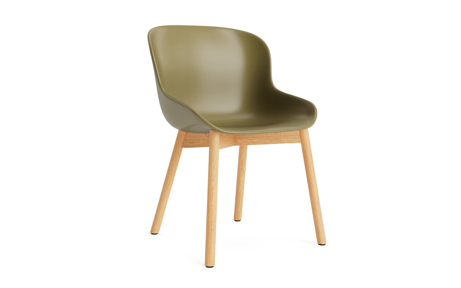 Hyg Stuhl Eiche Olive in präsentiert im Onlineshop von KAQTU Design AG. Stuhl ist von Normann Copenhagen
