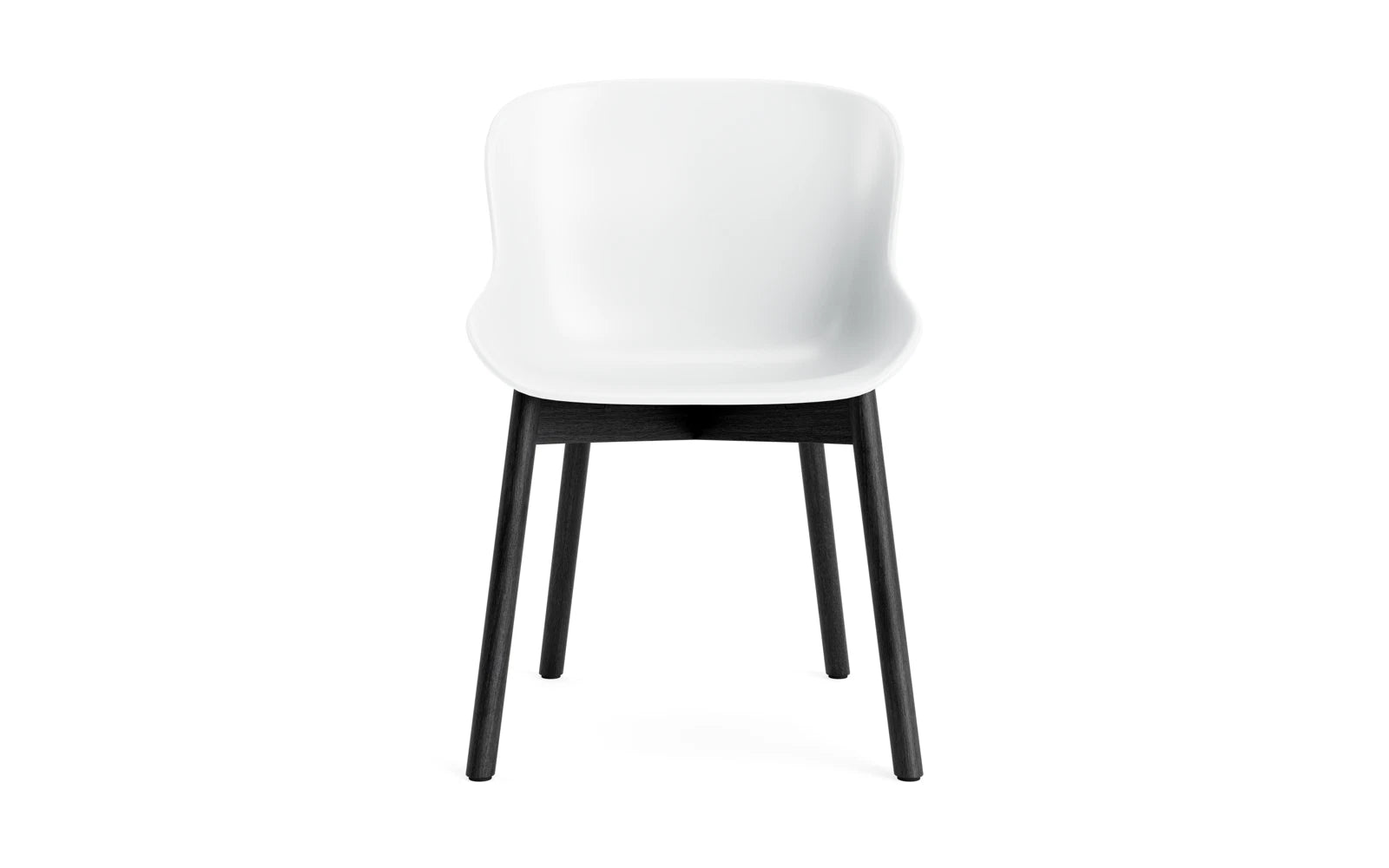 Erleben Sie den Hyg Stuhl in Schwarz/Weiß von Normann Copenhagen – ein elegantes Design, das Gemütlichkeit und Funktionalität perfekt kombiniert.