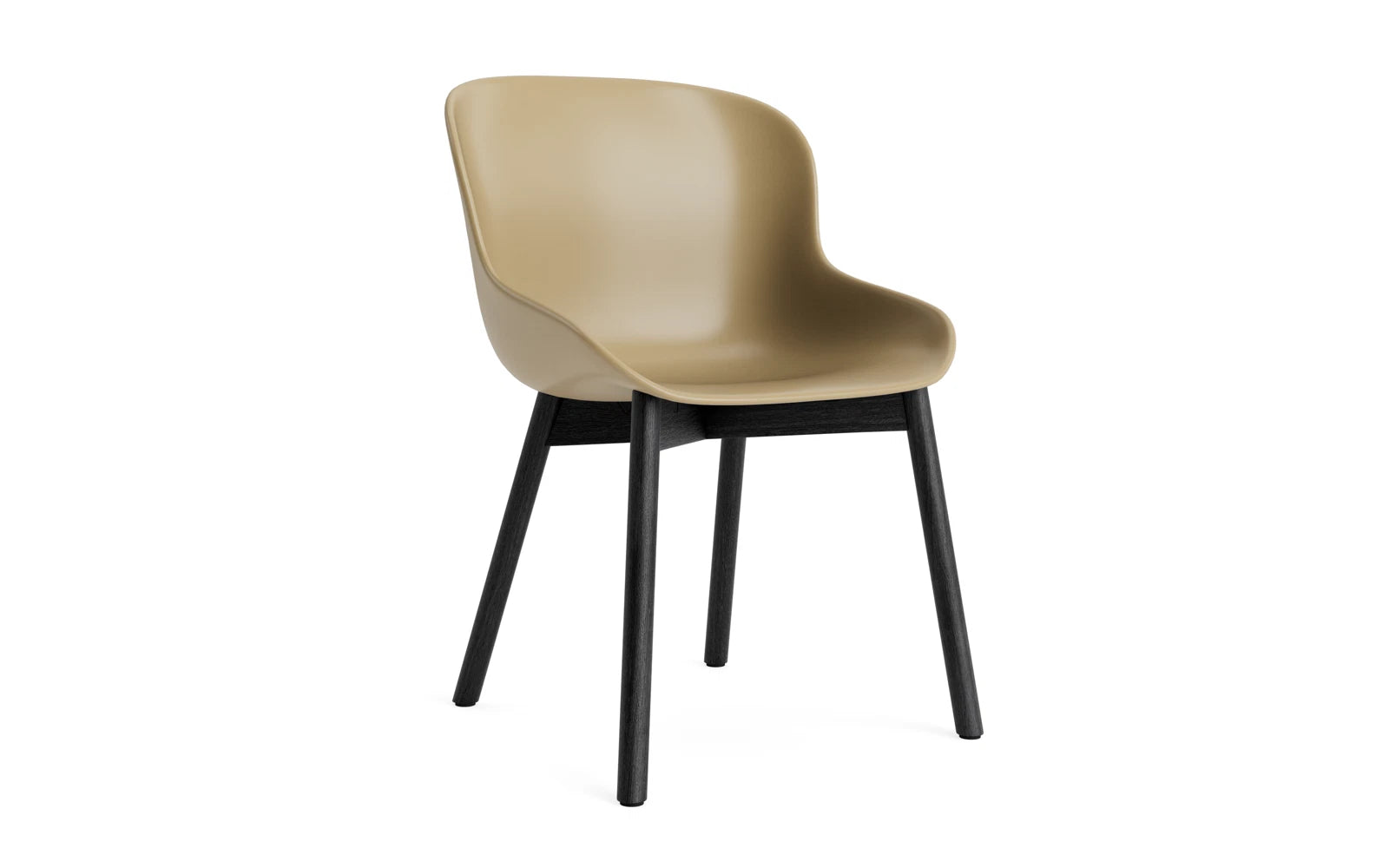 Hyg Stuhl Schwarze Eiche/Sand in präsentiert im Onlineshop von KAQTU Design AG. Stuhl ist von Normann Copenhagen
