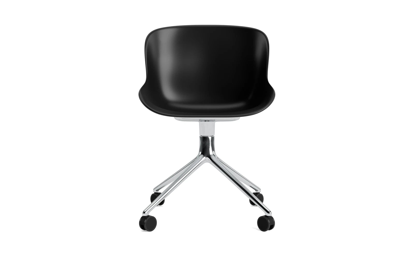 Erleben Sie den Hyg Drehstuhl 4W von Normann Copenhagen – ein eleganter, ergonomischer Stuhl aus Aluminium, der Gemütlichkeit und modernes Design vereint.