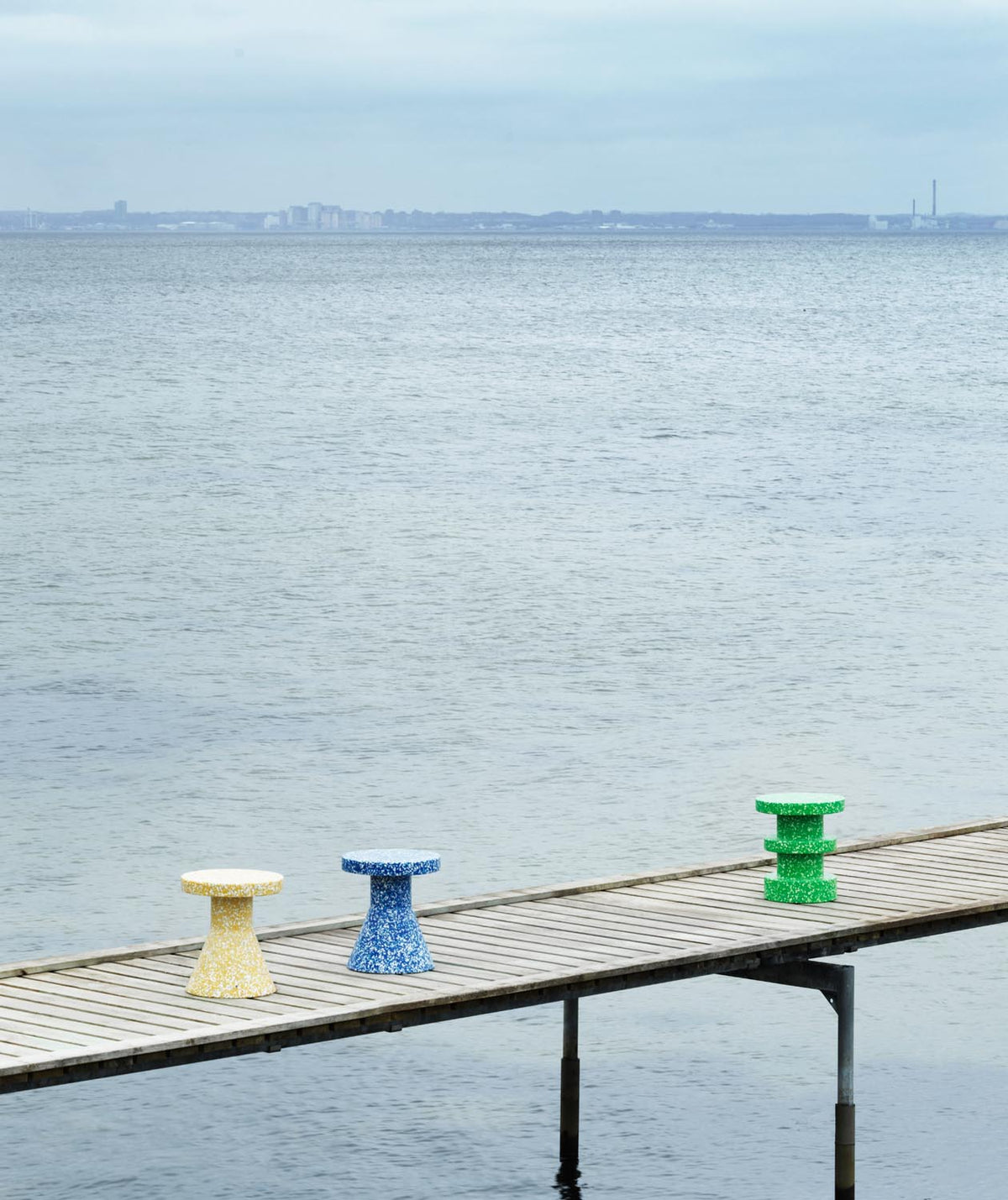 Bit Hocker Cone in Gelb präsentiert im Onlineshop von KAQTU Design AG. Hocker ist von Normann Copenhagen