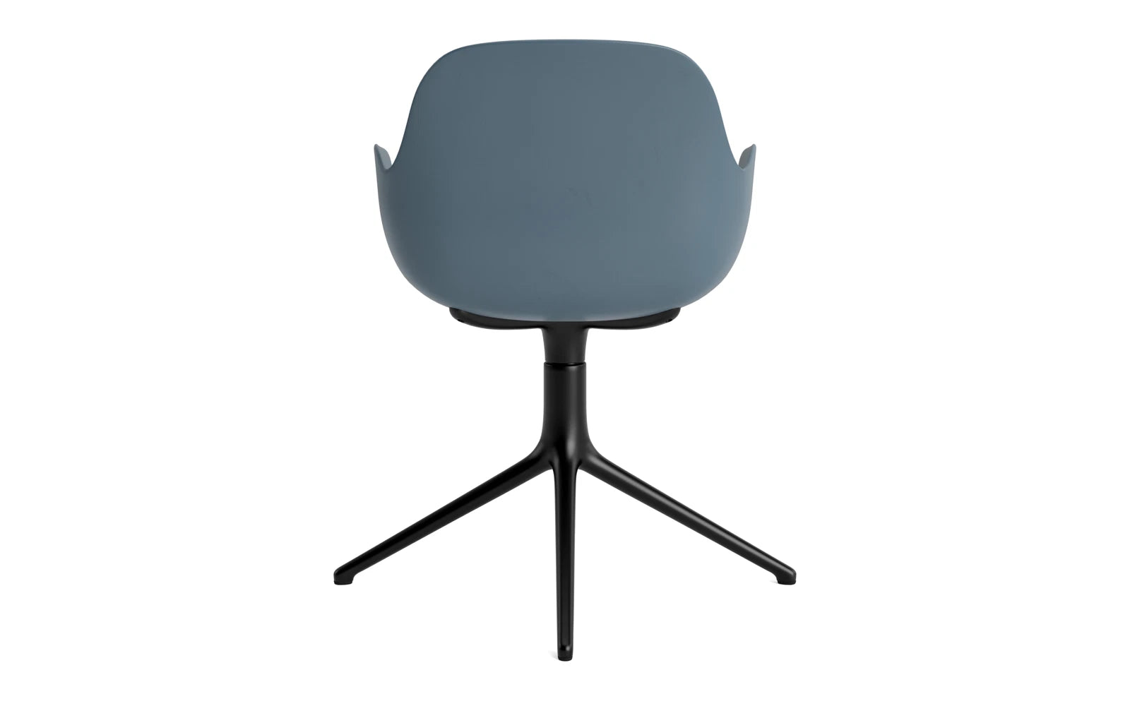 Eleganter Form Drehstuhl mit Armlehnen von Normann Copenhagen. Ideal für stilvolle Arbeitsumgebungen und Gastronomie, vereint er Komfort und modernes Design.