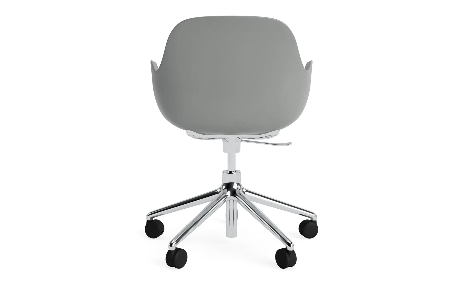 Eleganter Form Bürostuhl mit Armlehne von Normann Copenhagen: Ideal für stilvolle Büros, vereint modernes Design mit optimalem Sitzkomfort.