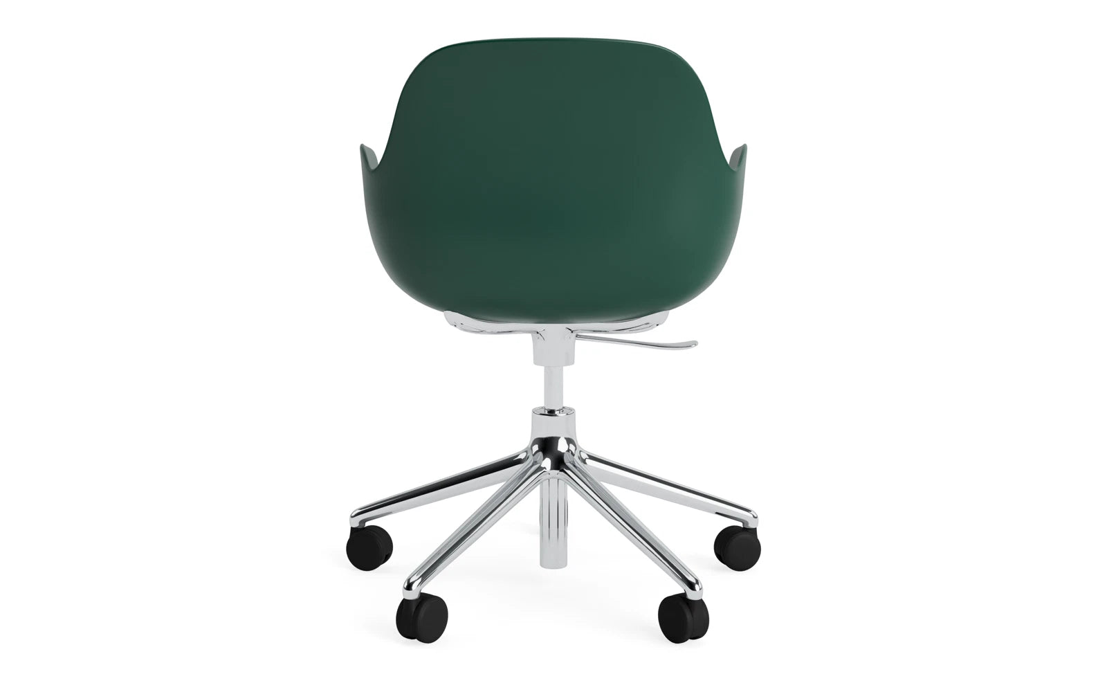 Erleben Sie den Form Bürostuhl mit Armlehne von Normann Copenhagen – stilvolles Design trifft auf optimalen Komfort für produktives Arbeiten.