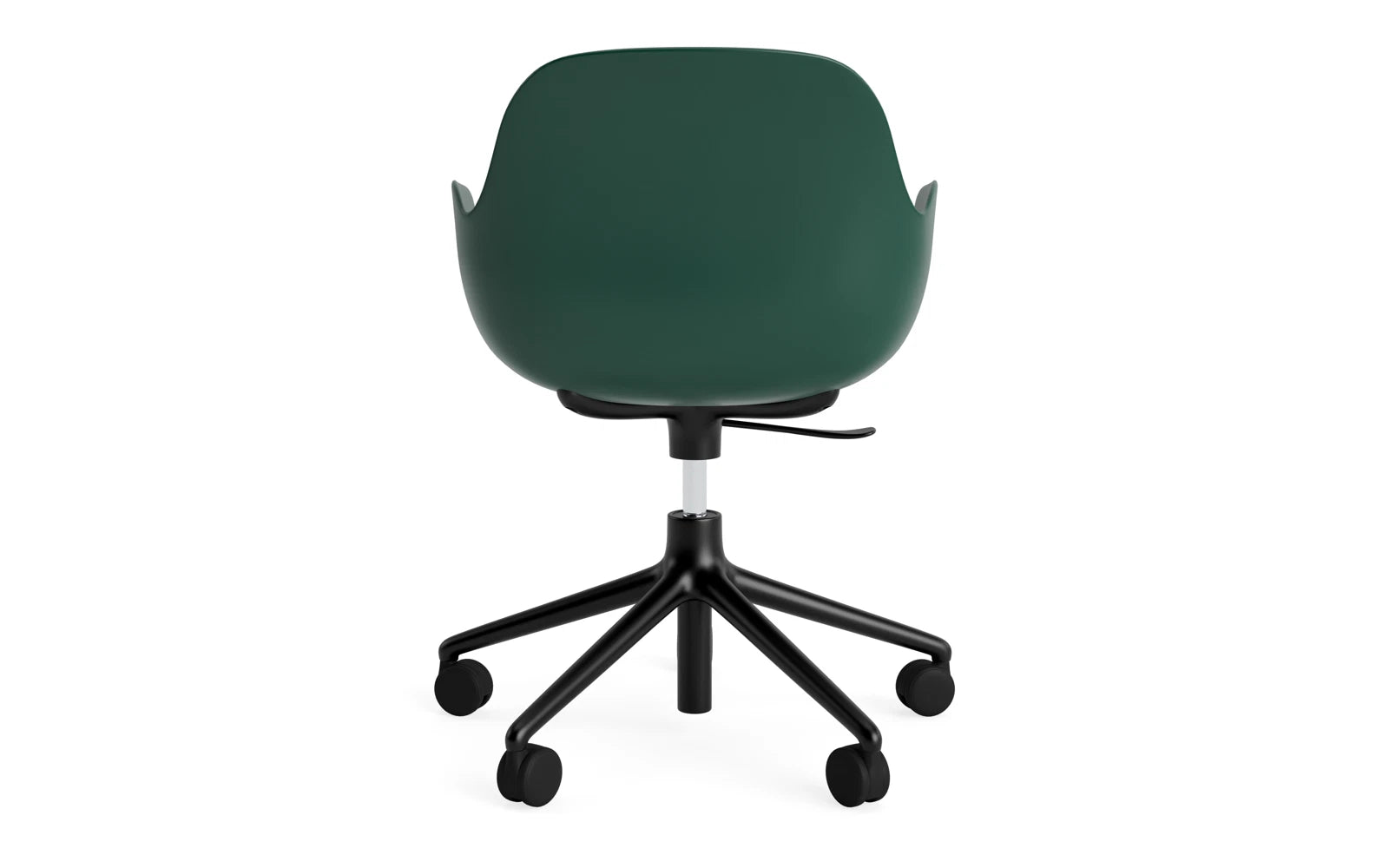 Eleganter Form Bürostuhl mit Armlehne von Normann Copenhagen: Komfortabel, zeitloses Design und perfekt für kreative Arbeitsumgebungen.