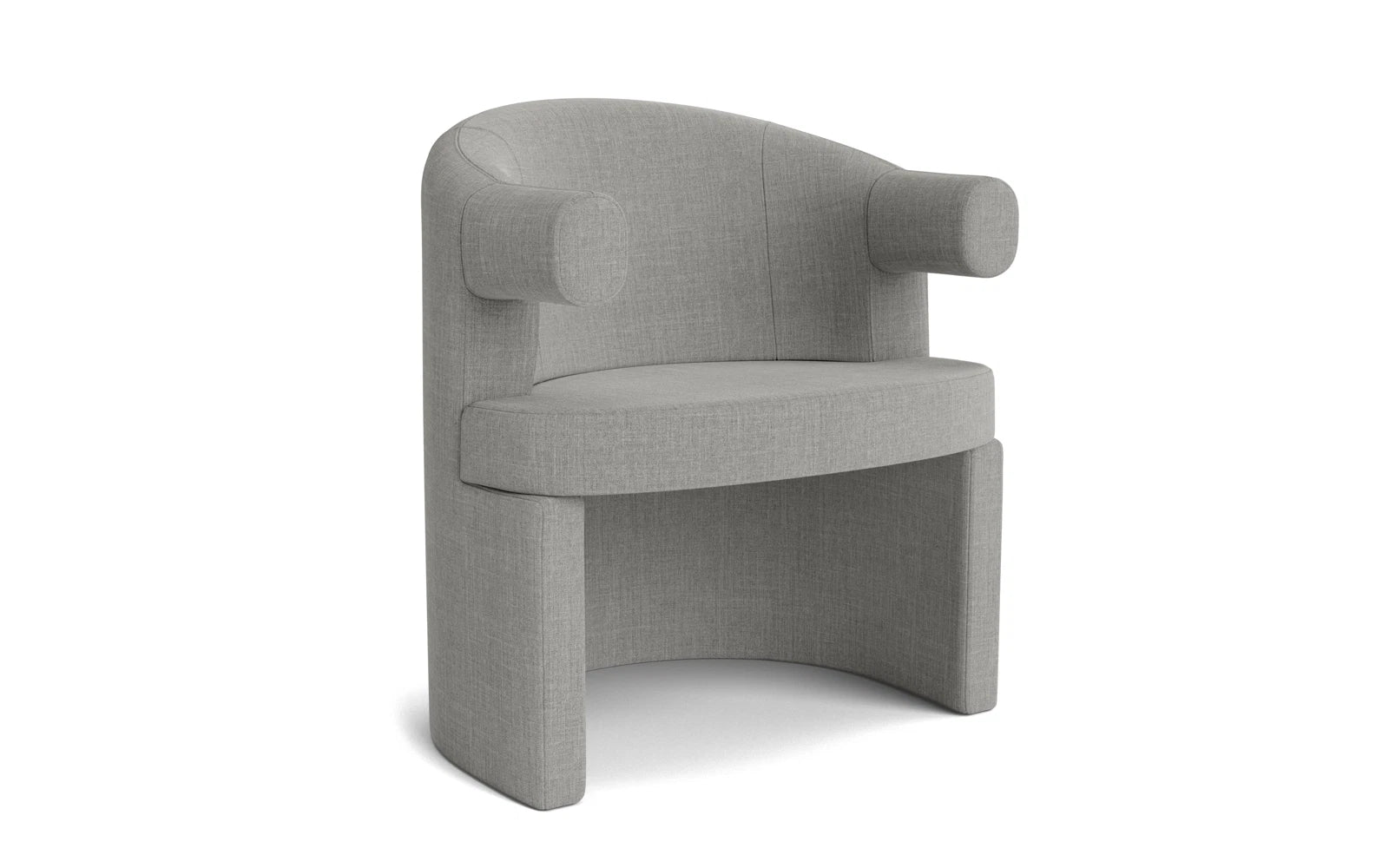 Der Burra Stuhl von Normann Copenhagen: Weichheit trifft auf skulpturales Design, inspiriert von Burrata-Käse.