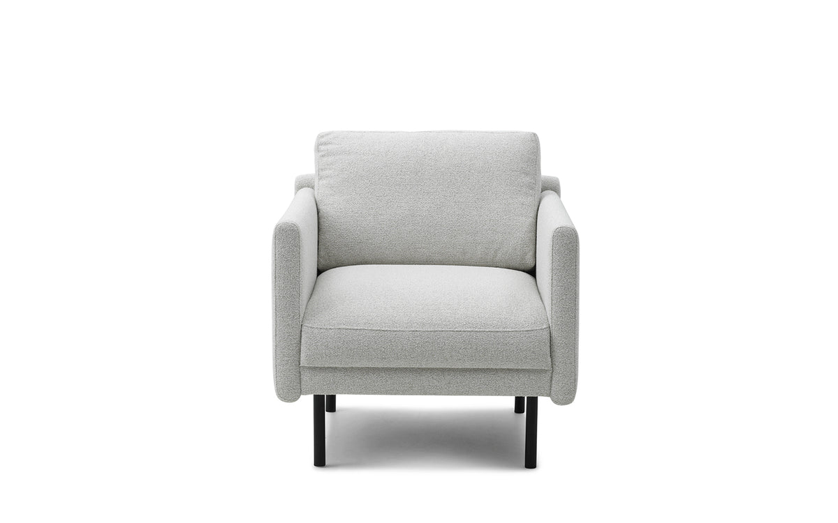 Rar Loungesessel in Venezia Off-White präsentiert im Onlineshop von KAQTU Design AG. Sessel mit Armlehnen ist von Normann Copenhagen
