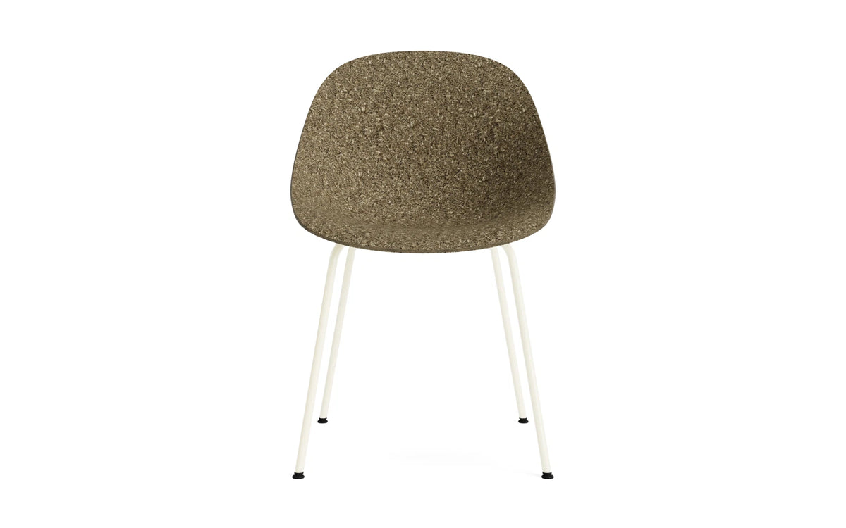Mat Stuhl Creme stahl Seegras in Seegras präsentiert im Onlineshop von KAQTU Design AG. Stuhl ist von Normann Copenhagen