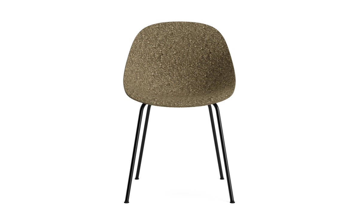 Mat Stuhl schwarzes Stahl Seegras in Seegras präsentiert im Onlineshop von KAQTU Design AG. Stuhl ist von Normann Copenhagen