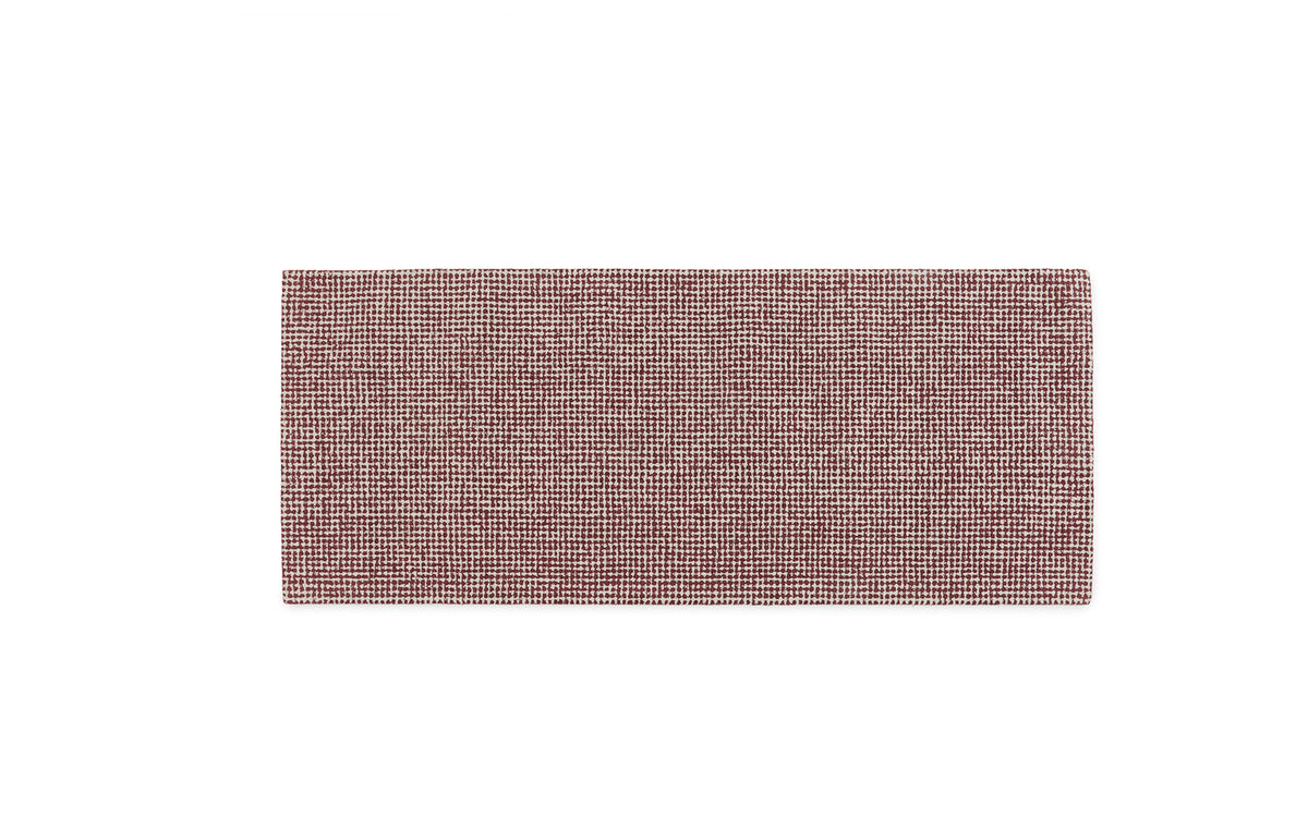 Handgetufteter Teppich Flick von Normann Copenhagen aus 100% Neuseeland Wolle in Off White und Braun, Grösse 80x200 cm.