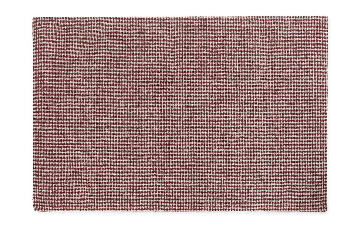 Handgetufteter Flick Teppich aus 100% Neuseeland Wolle in Off White/Braun, 300x200 cm, mit fliessendem Flecken-Muster von Normann Copenhagen.