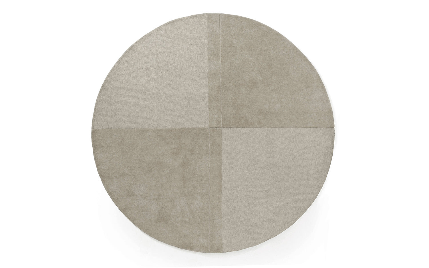 Level Teppich Ø280 cm in Warm Grey präsentiert im Onlineshop von KAQTU Design AG. Teppich ist von Normann Copenhagen