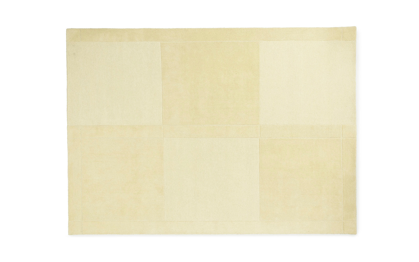Level Teppich 250x350 cm in Light Yellow präsentiert im Onlineshop von KAQTU Design AG. Teppich ist von Normann Copenhagen