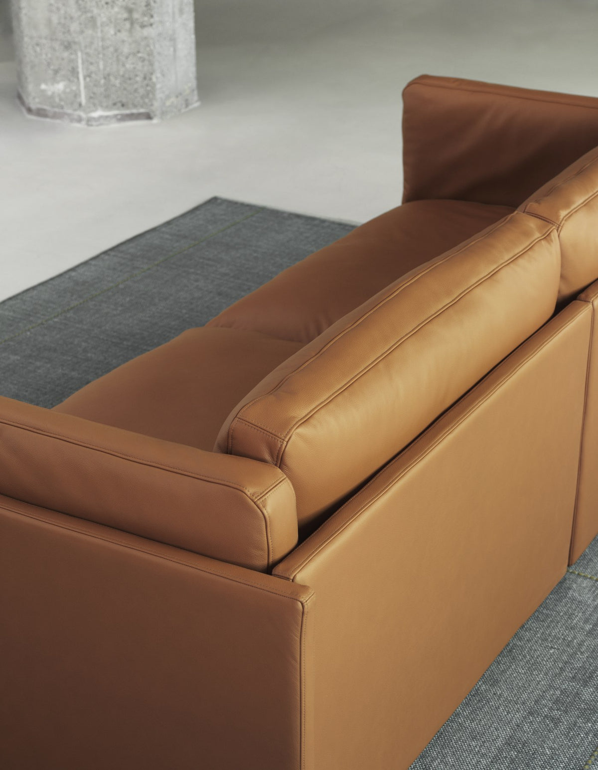 Softy Modulsofa 420 Chaiselongue rechts in Kvadrat Autumn präsentiert im Onlineshop von KAQTU Design AG. Modulares Sofa ist von Normann Copenhagen