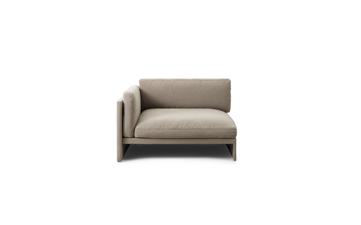 Softy Modulsofa 100 linke Armlehne in Kvadrat Autumn präsentiert im Onlineshop von KAQTU Design AG. Modulares Sofa ist von Normann Copenhagen