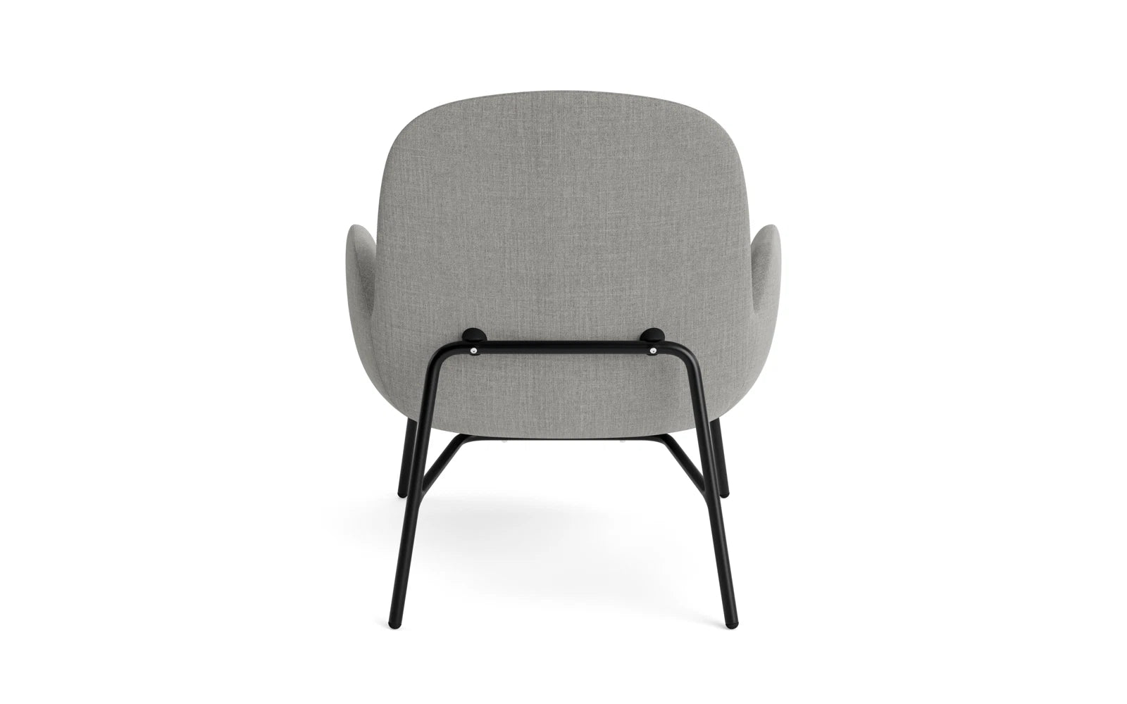 Der Era Lounge-Sessel von Normann Copenhagen vereint eleganten Stil mit robustem schwarzem Stahl und bietet unvergleichlichen Sitzkomfort.