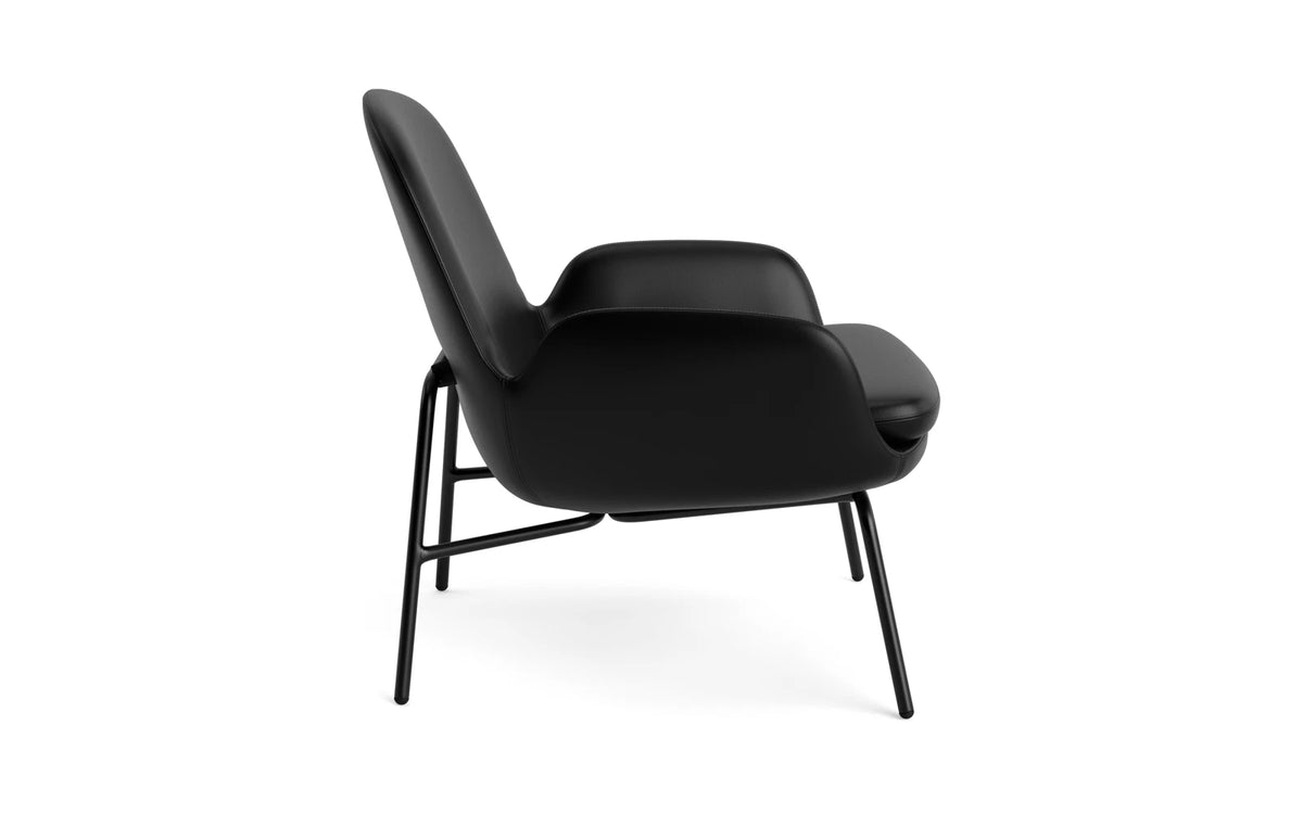Era Lounge-Sessel niedrig schwarzer Stahl Ultra in Ultra 41599 präsentiert im Onlineshop von KAQTU Design AG. Sessel ist von Normann Copenhagen
