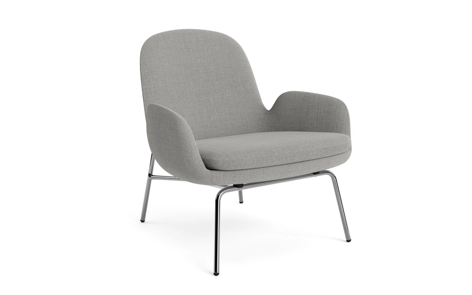 Era Lounge-Sessel niedrig Chrom Remix in Remix 133 präsentiert im Onlineshop von KAQTU Design AG. Sessel ist von Normann Copenhagen