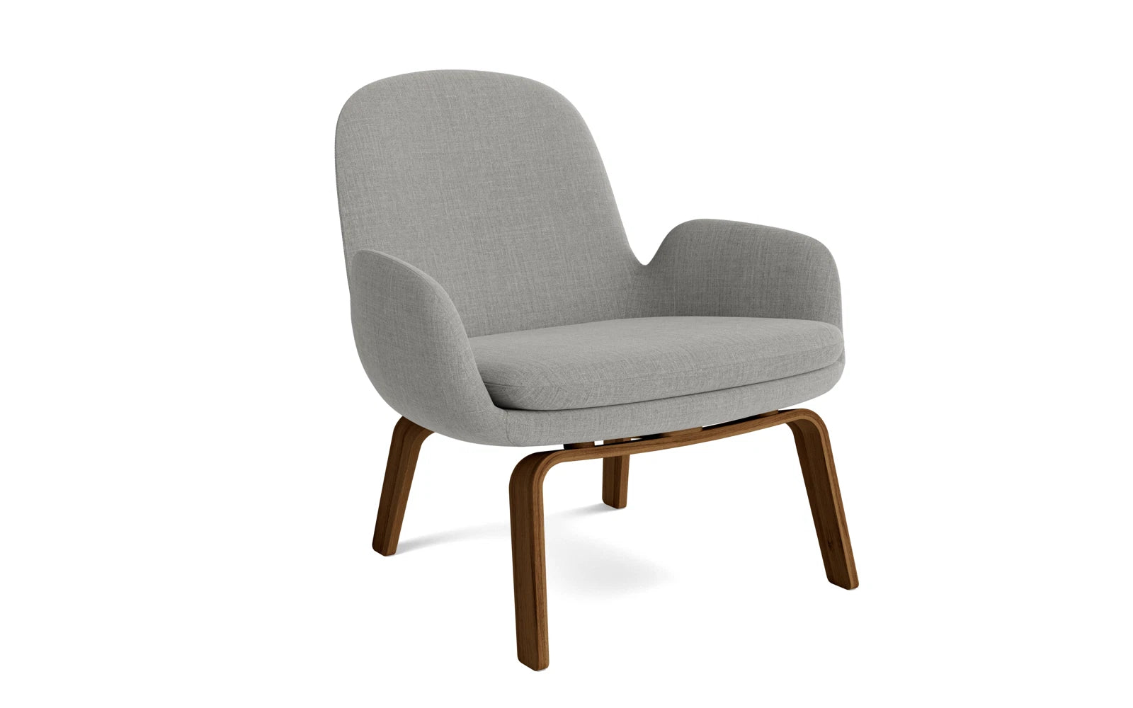 Era Lounge-Sessel niedrig Walnuss Remix in Remix 133 präsentiert im Onlineshop von KAQTU Design AG. Sessel ist von Normann Copenhagen