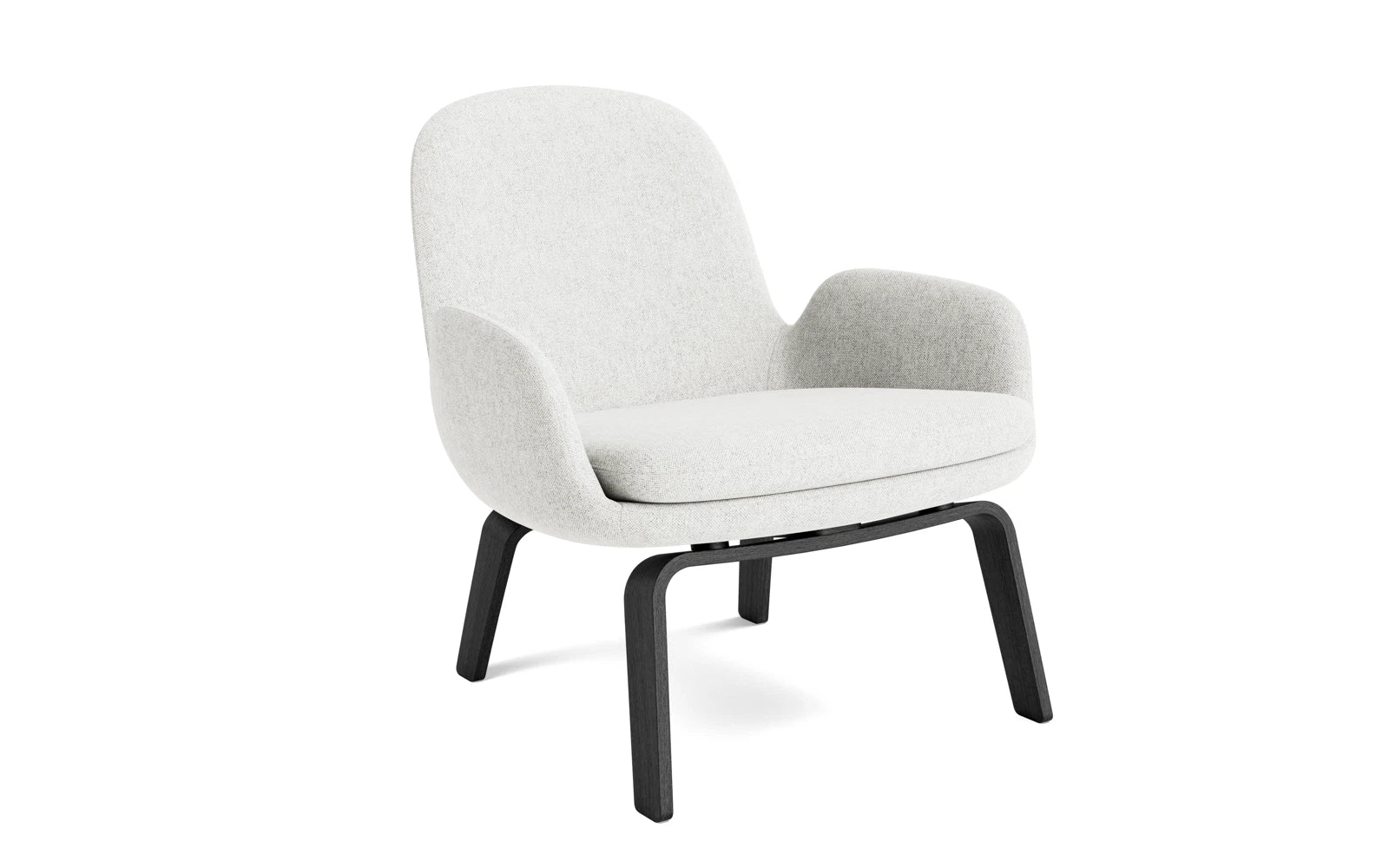 Era Lounge-Sessel niedrig schwarze Eiche Hallingdal in Hallingdal 110 präsentiert im Onlineshop von KAQTU Design AG. Sessel ist von Normann Copenhagen