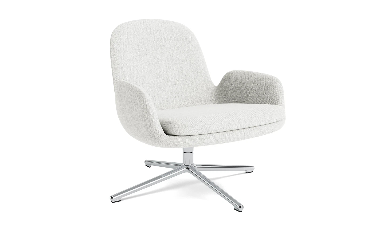 Era Lounge-Sessel niedrig mit Drehgestell Aluminium Hallingdal in Hallingdal 110 präsentiert im Onlineshop von KAQTU Design AG. Sessel ist von Normann Copenhagen