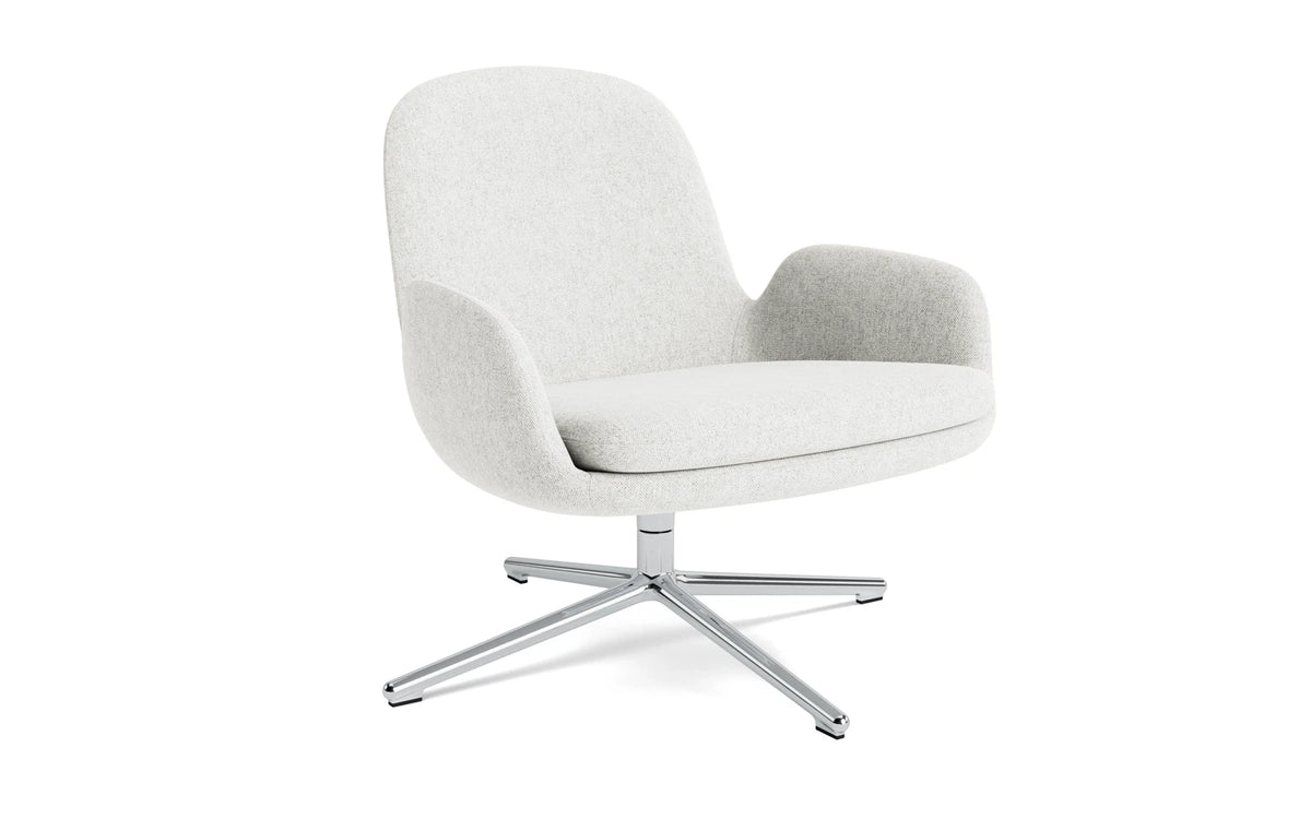 Era Lounge-Sessel niedrig mit Drehgestell Aluminium Hallingdal in Hallingdal 110 präsentiert im Onlineshop von KAQTU Design AG. Drehsessel ist von Normann Copenhagen