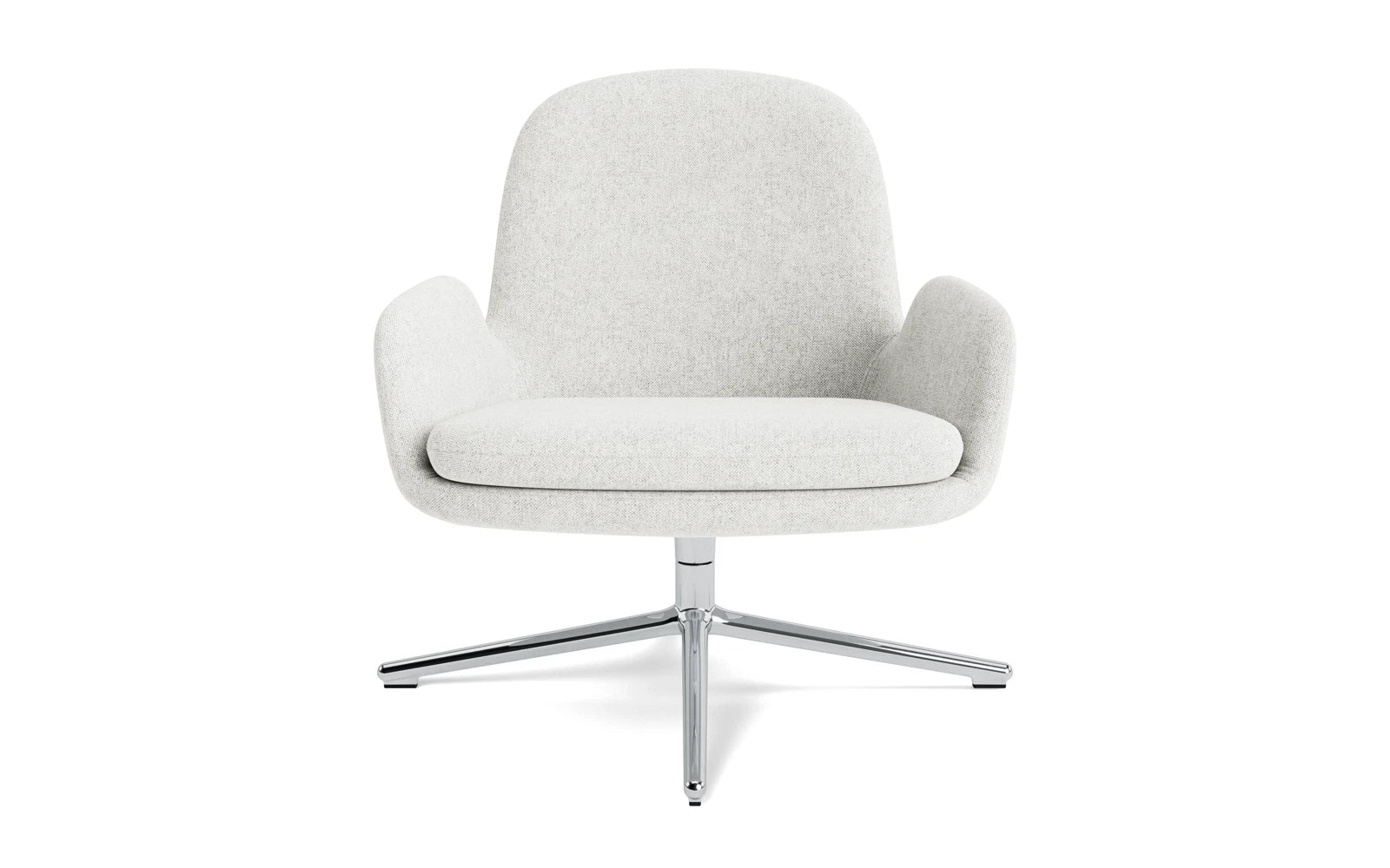 Genießen Sie den Era Lounge-Sessel von Normann Copenhagen: Niedrig, drehbar und elegant, bietet er höchsten Komfort und passt perfekt in moderne Wohnräume.