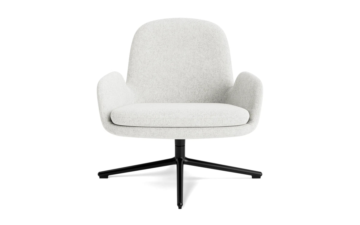Era Lounge-Sessel niedrig mit Drehgestell schwarzes Aluminium Hallingdal in Hallingdal 110 präsentiert im Onlineshop von KAQTU Design AG. Drehsessel ist von Normann Copenhagen
