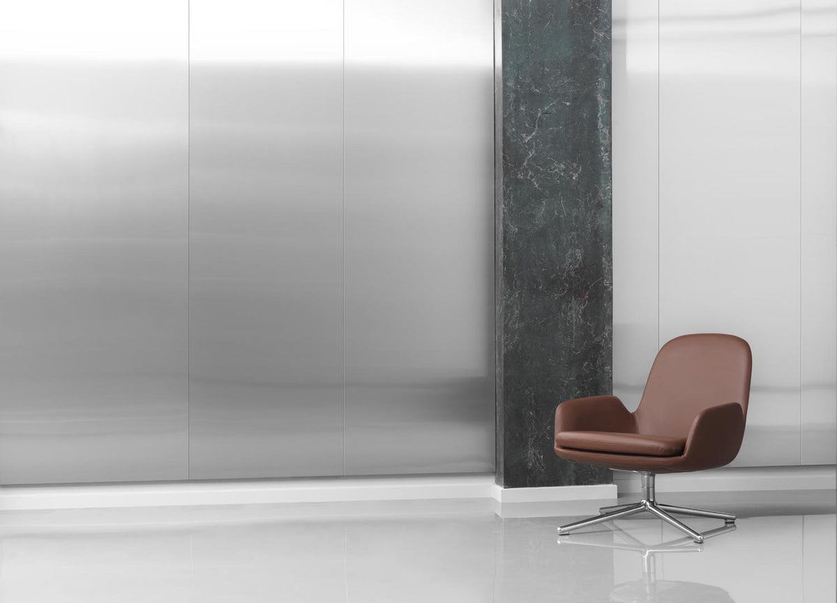 Era Lounge-Sessel niedrig mit Drehgestell schwarzes Aluminium Hallingdal in Hallingdal 110 präsentiert im Onlineshop von KAQTU Design AG. Drehsessel ist von Normann Copenhagen
