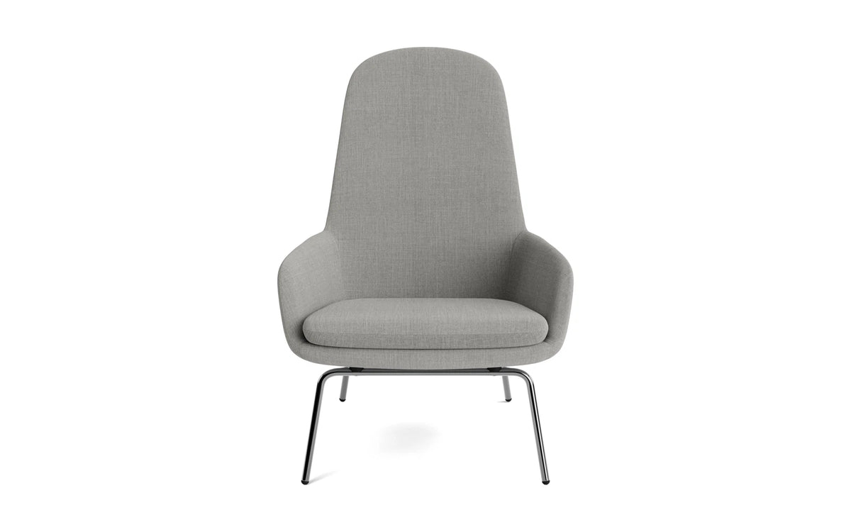 Era Lounge-Sessel hoch Chrom Remix in Remix 133 präsentiert im Onlineshop von KAQTU Design AG. Sessel ist von Normann Copenhagen