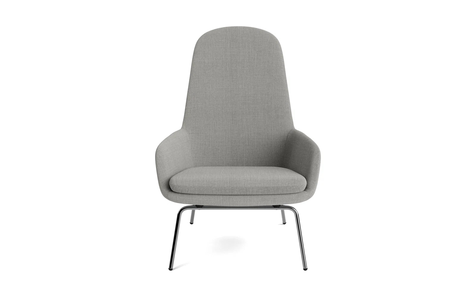 Entdecken Sie den Era Lounge-Sessel hoch Chrom Remix von Normann Copenhagen – ein stilvolles Design, das Komfort und Eleganz vereint.