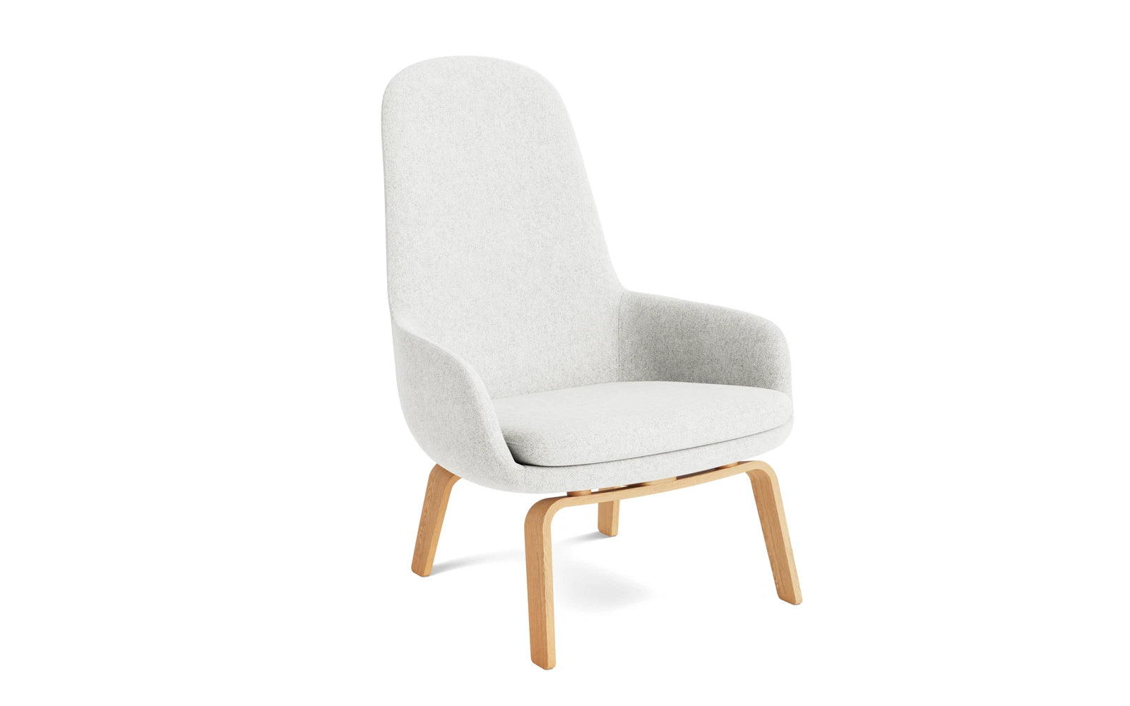 Era Lounge-Sessel hoch Eiche Hallingdal in Hallingdal 110 präsentiert im Onlineshop von KAQTU Design AG. Sessel ist von Normann Copenhagen