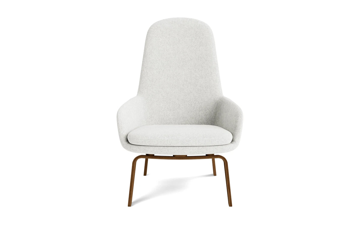 Era Lounge-Sessel hoch Walnuss Hallingdal in Hallingdal 110 präsentiert im Onlineshop von KAQTU Design AG. Sessel ist von Normann Copenhagen