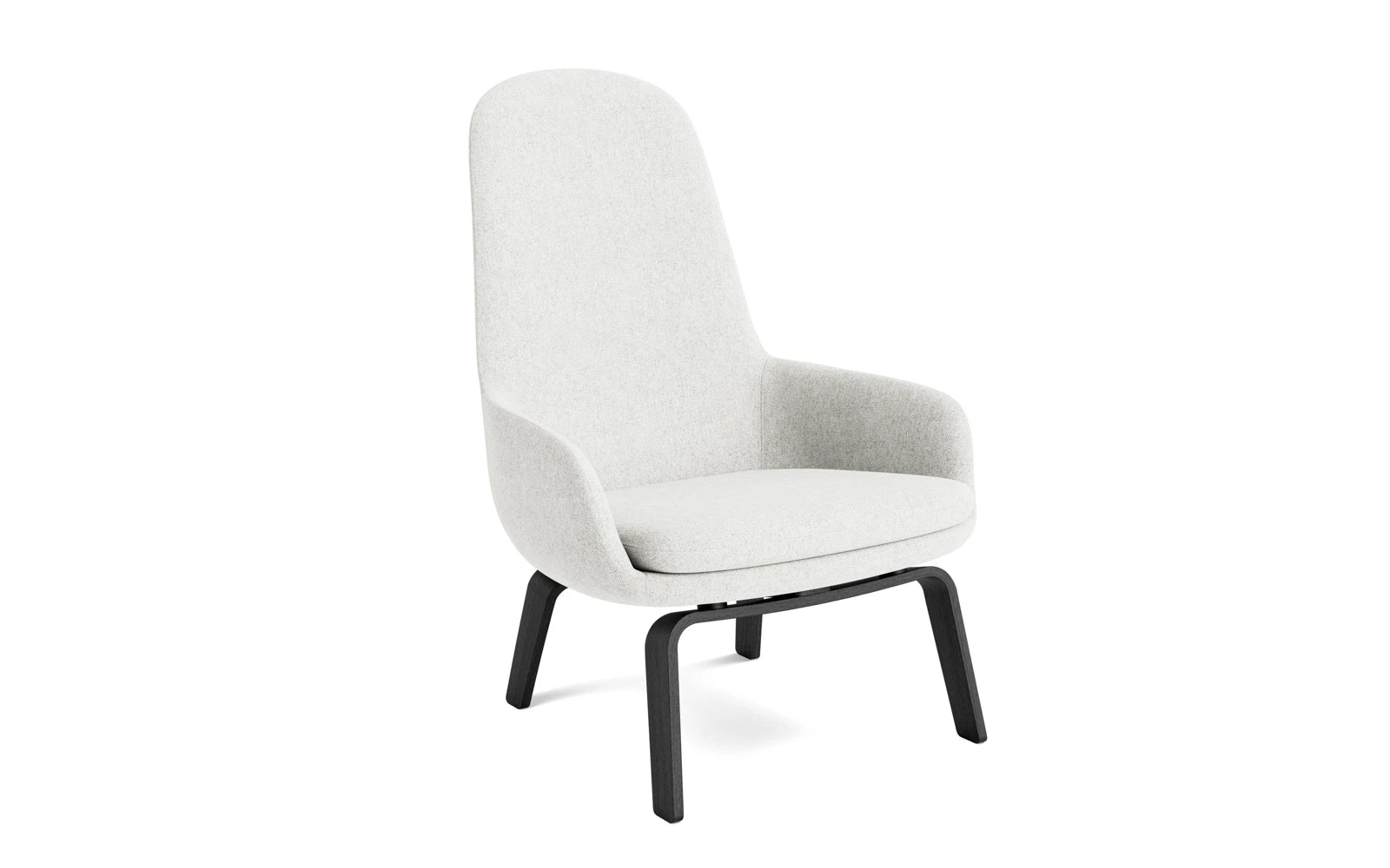 Era Lounge-Sessel hoch Schwarze Eiche Hallingdal in Hallingdal 110 präsentiert im Onlineshop von KAQTU Design AG. Sessel ist von Normann Copenhagen