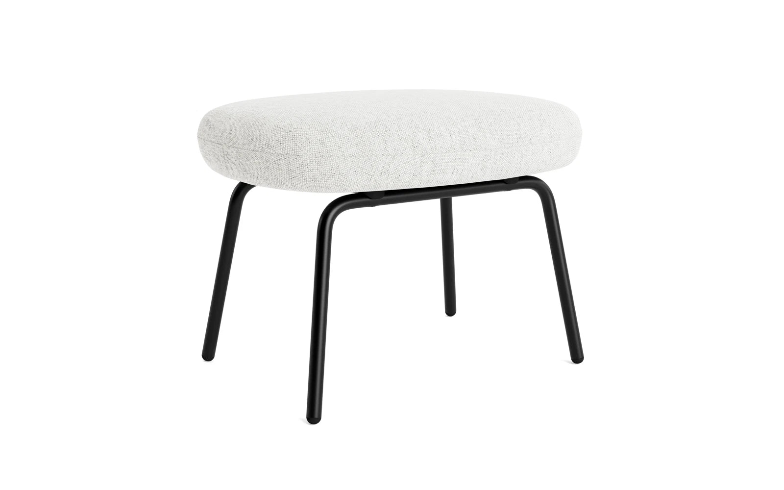 Era Fusshocker schwarzer Stahl Hallingdal in Hallingdal 110 präsentiert im Onlineshop von KAQTU Design AG. Ottoman ist von Normann Copenhagen