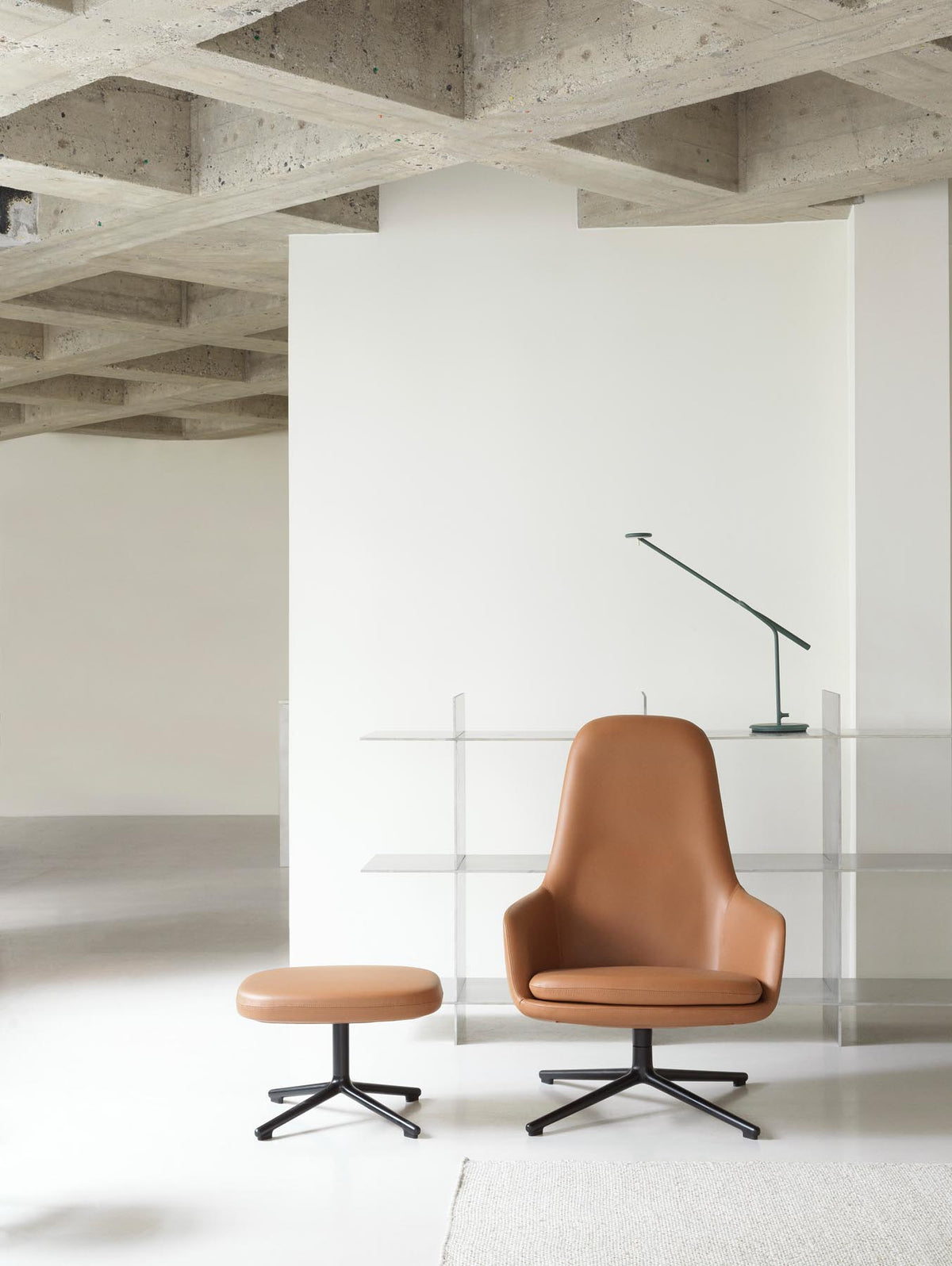Era Fusshocker schwarzer Stahl Ultra in Ultra 41599 präsentiert im Onlineshop von KAQTU Design AG. Ottoman ist von Normann Copenhagen