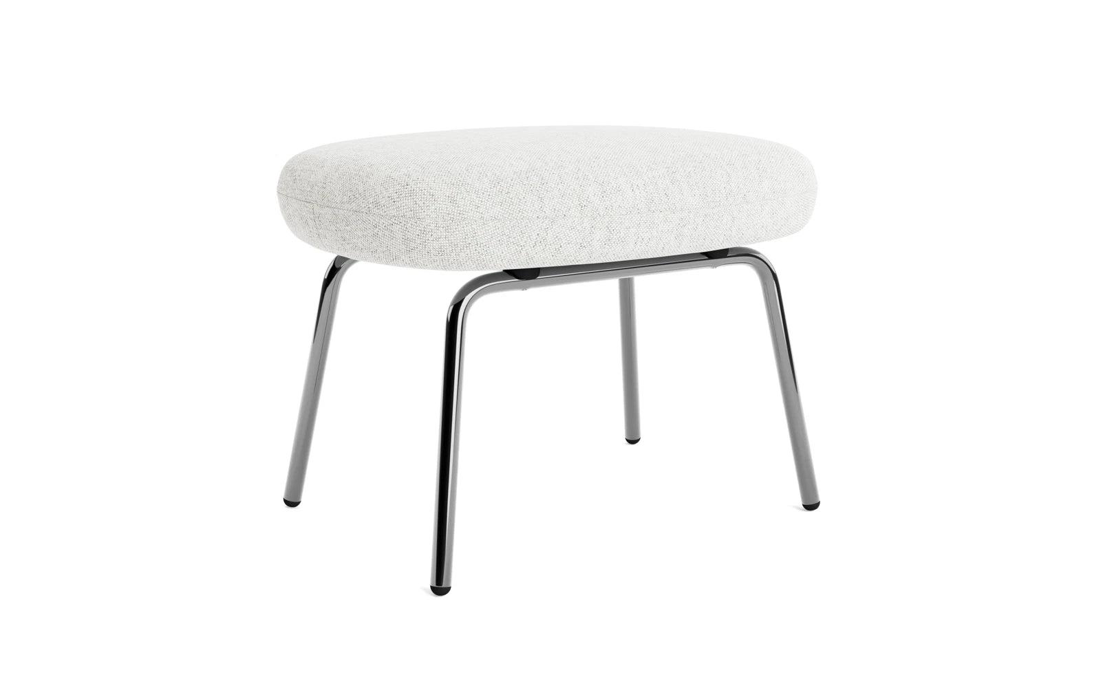 Era Fusshocker Chrom Hallingdal in Hallingdal 110 präsentiert im Onlineshop von KAQTU Design AG. Ottoman ist von Normann Copenhagen