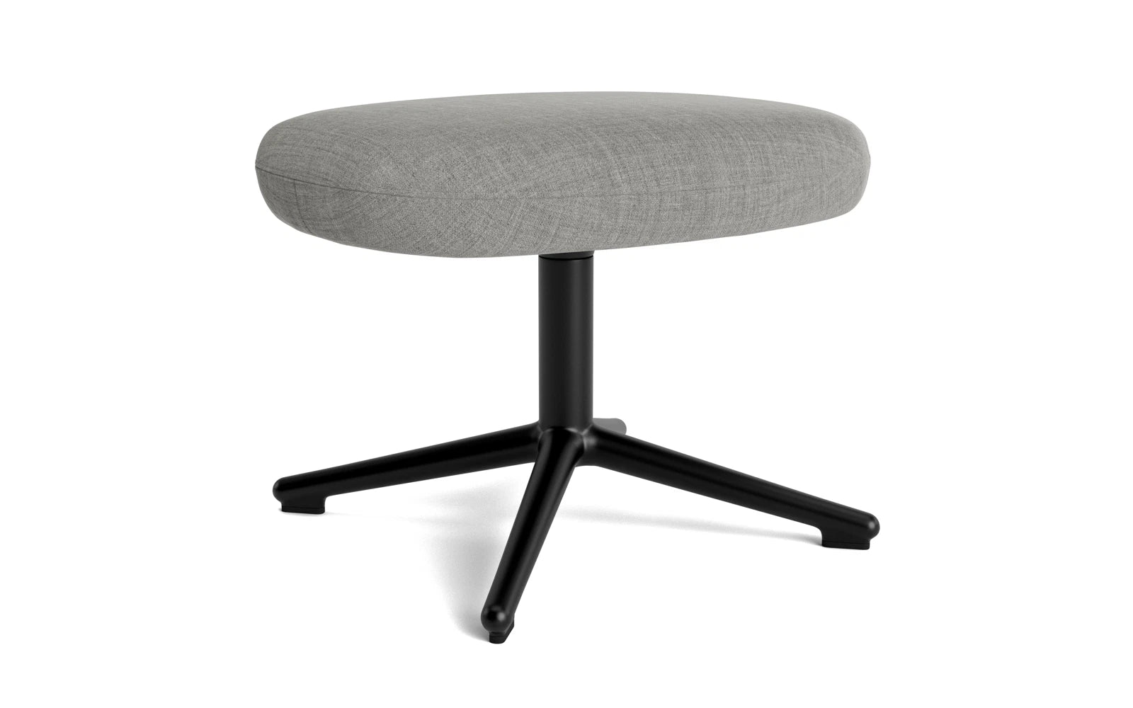 Era Fusshocker Swivel schwarzer Alu Remix in Remix 133 präsentiert im Onlineshop von KAQTU Design AG. Ottoman ist von Normann Copenhagen