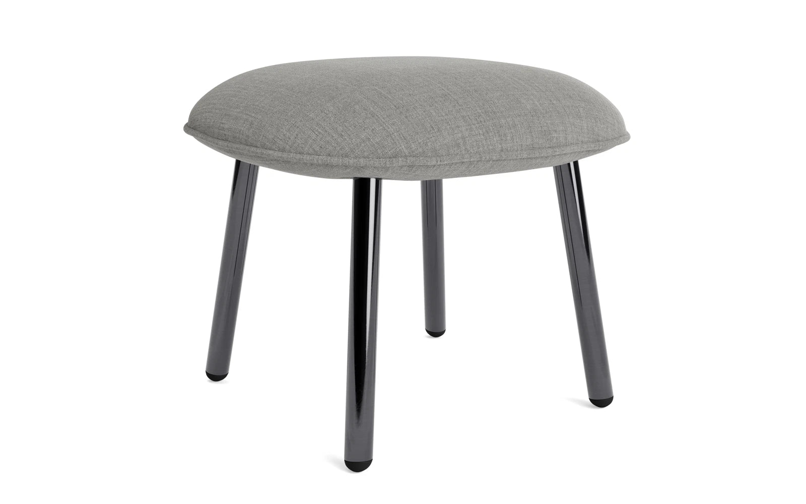 Ace Fusshocker schwarzes Metallic Stahl Remix in Remix 133 präsentiert im Onlineshop von KAQTU Design AG. Ottoman ist von Normann Copenhagen