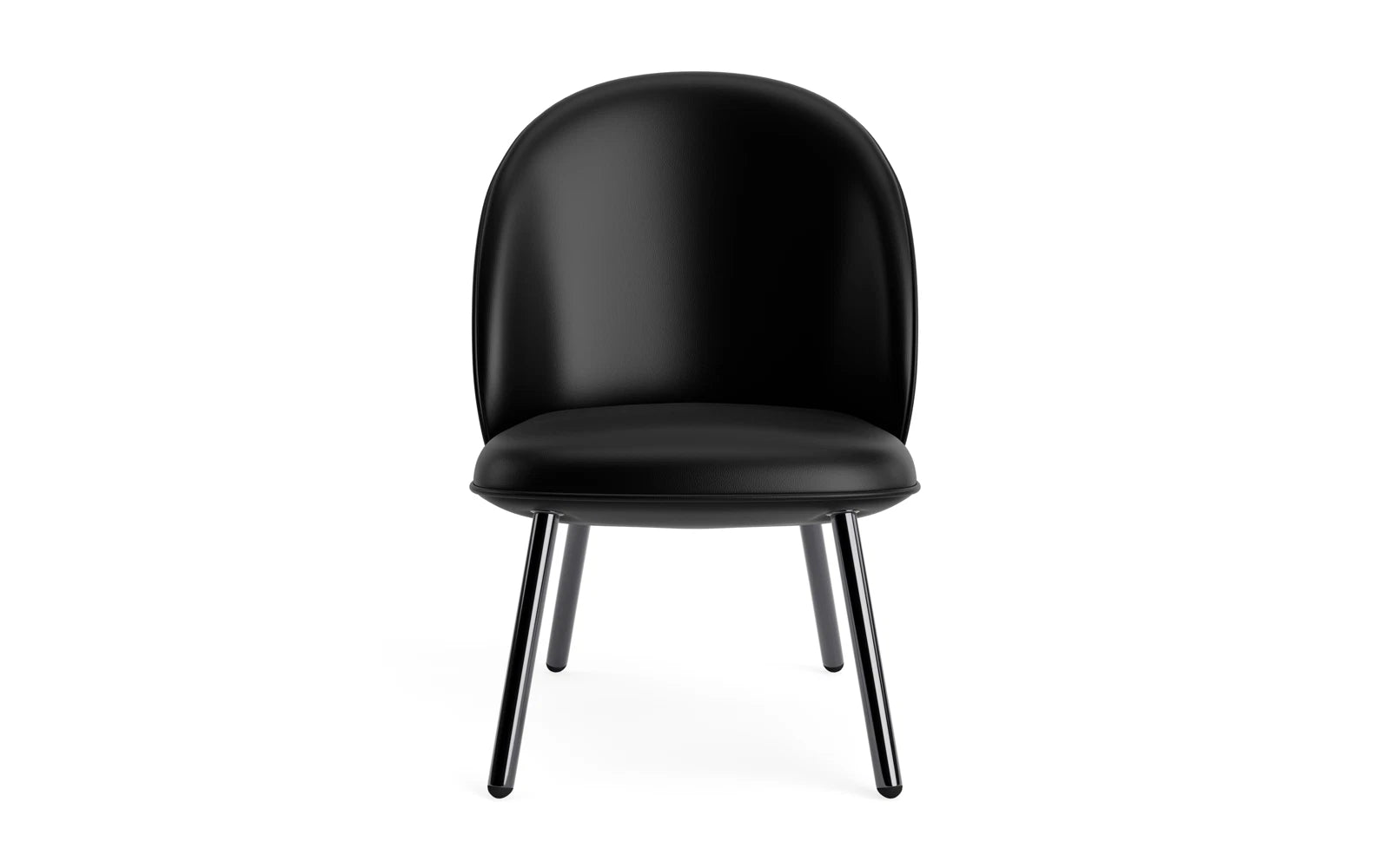 Erleben Sie den Ace Lounge-Sessel in elegantem Schwarz, der skandinavisches Design mit optimalem Sitzkomfort für Ihr Zuhause kombiniert.